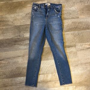 Abercrombie The Super Skinny Ankle High Rise